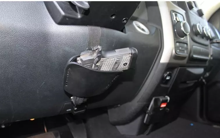 how to install a gun safe in your car