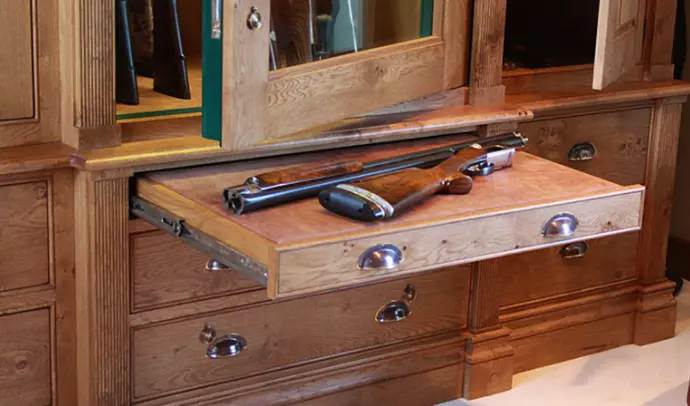 how to build a gun safe out of wood