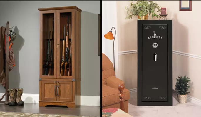 gun safe vs gun cabinet