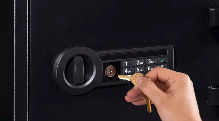 how to open a sentinel gun safe without a key