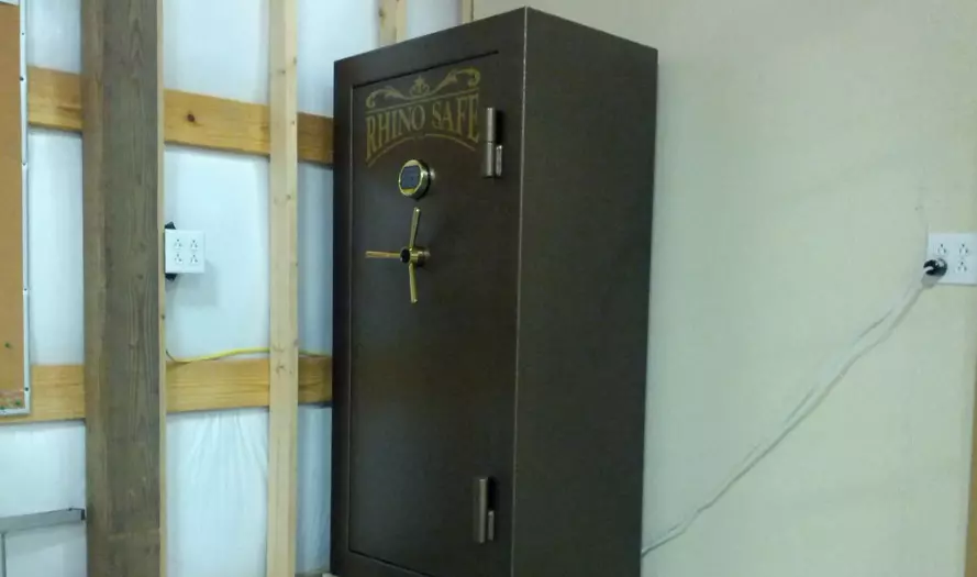 how to secure a safe in an apartment